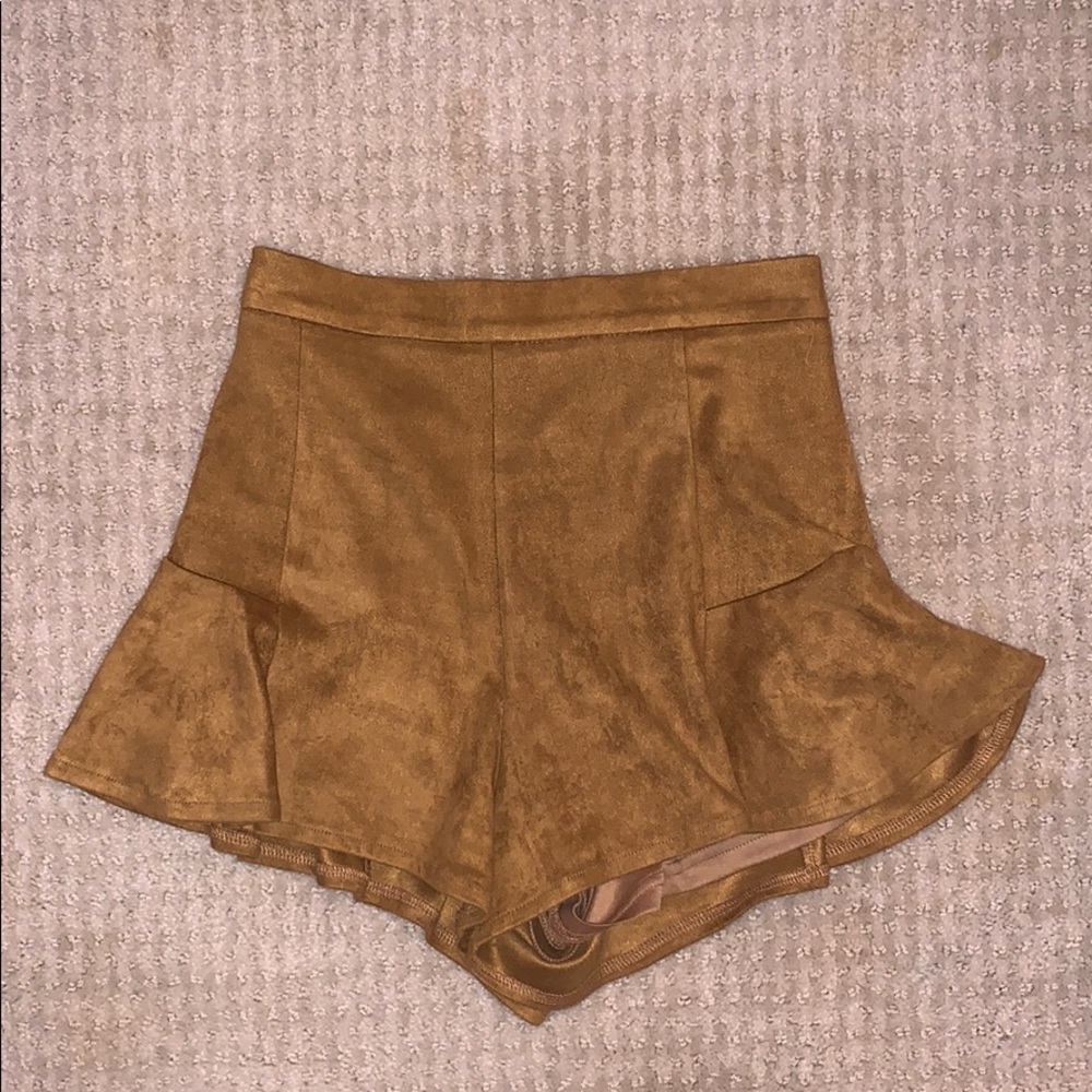 Rise of Dawn Suede Shorts